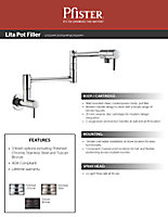 2013 Lita Pot Filler Faucet Sell Sheet Cover Thumbnail